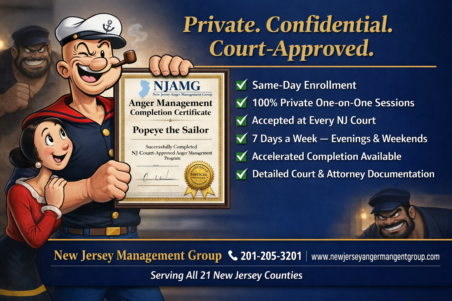 When You Need Anger Management for New Brunswick Municipal Court