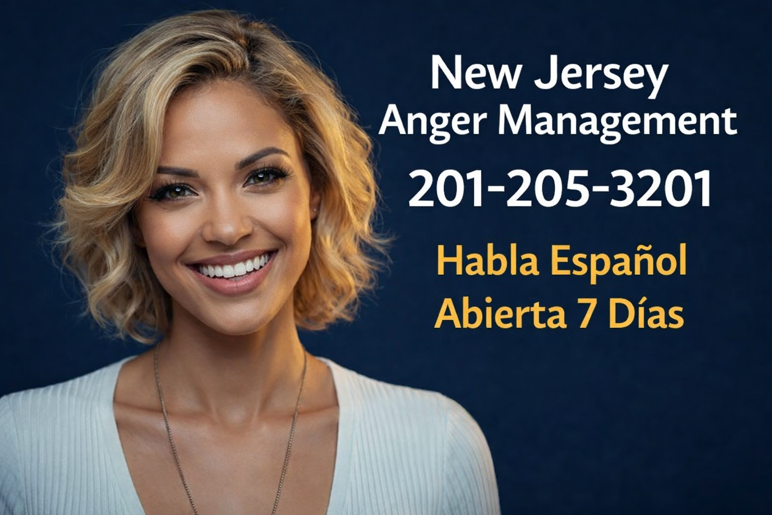 Court-approved anger management class for individuals mandated by Roselle Municipal Court in Union County NJ with live remote Zoom option