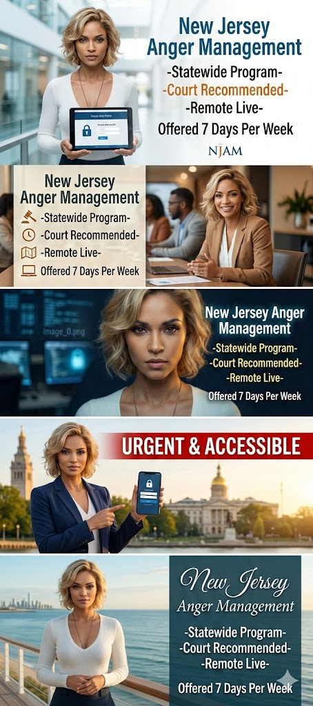 Court-approved anger management intake assessment for Union County NJ residents facing criminal charges in Elizabeth, Scotch Plains, Union Township, Plainfield, Kenilworth