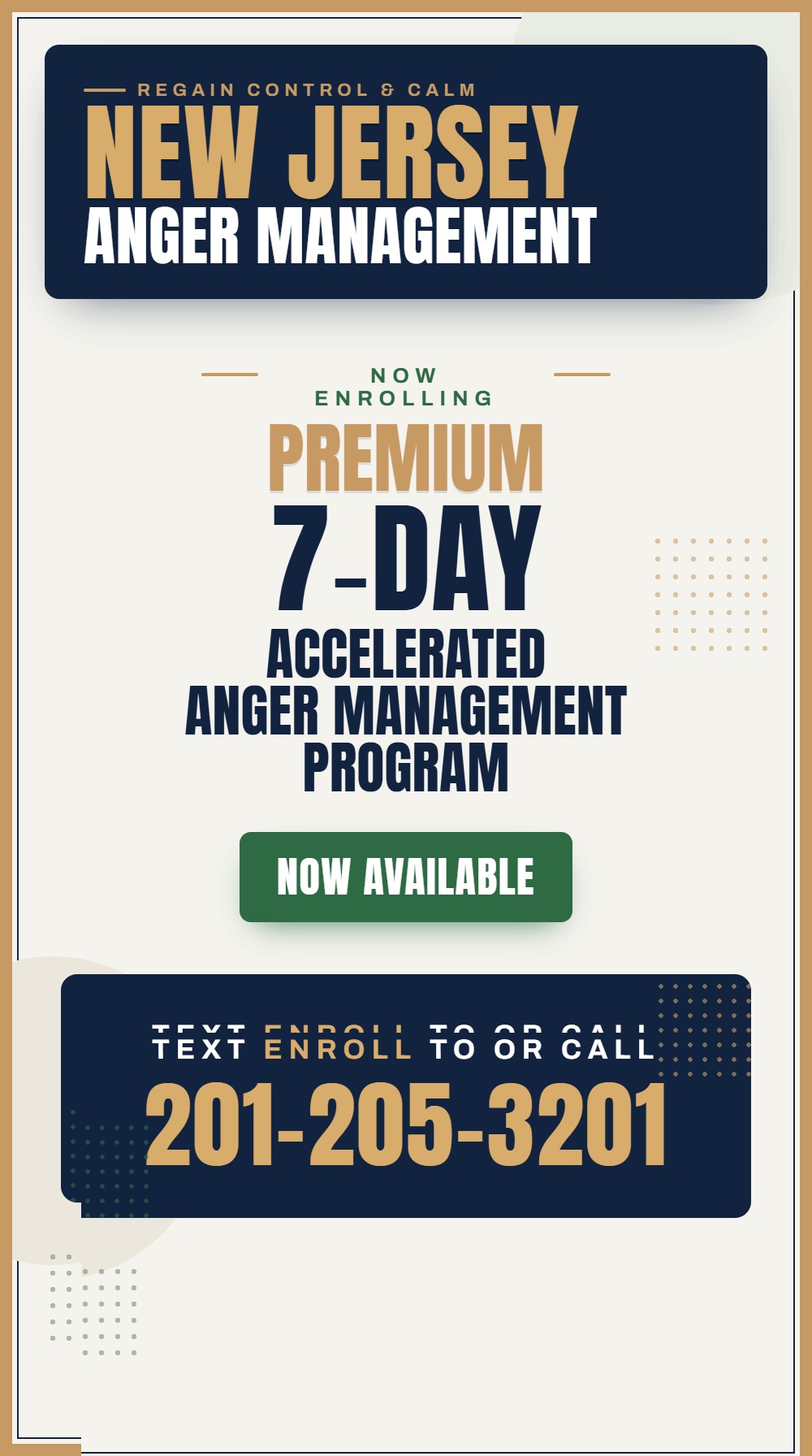 New Jersey Anger Management Group — Premium Accelerated Program